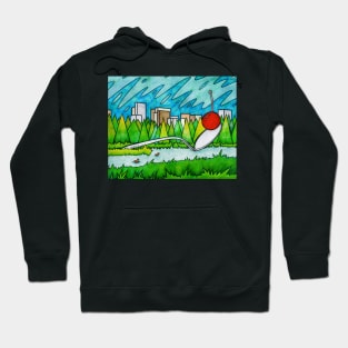 Spoonbridge and Cherry Sculpture Hoodie